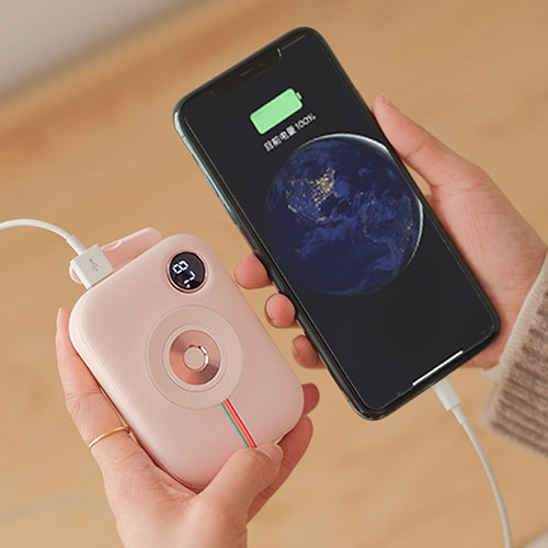 SOLOVE camera cute hand warmer power bank N7 White